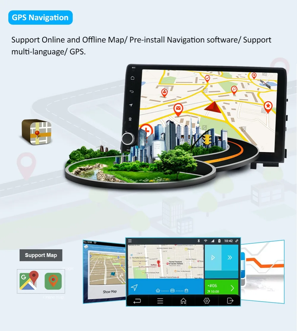 Новейший BOSION 1DIN Android 9,0 Восьмиядерный 2G+ 32G Автомобильный dvd-плеер gps Navi для KIA RIO радио мультимедиа Satnav головное устройство стерео BT