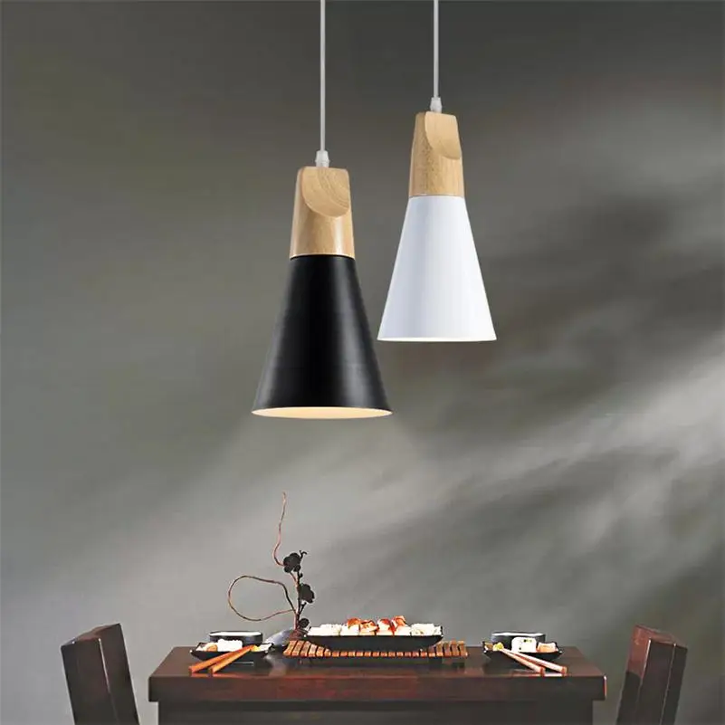 Nordic Алюминий подвесные светильники ресторан Кофе магазин подвесной светильник