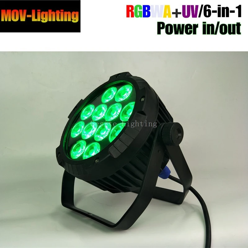 6 шт./лот профессиональное сценическое освещение led par rgbwa uv dmx автоматический звук