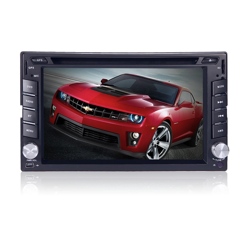 2din 100% новый универсальный автомобильный радиоприемник с двойным 2 din dvd-плеер