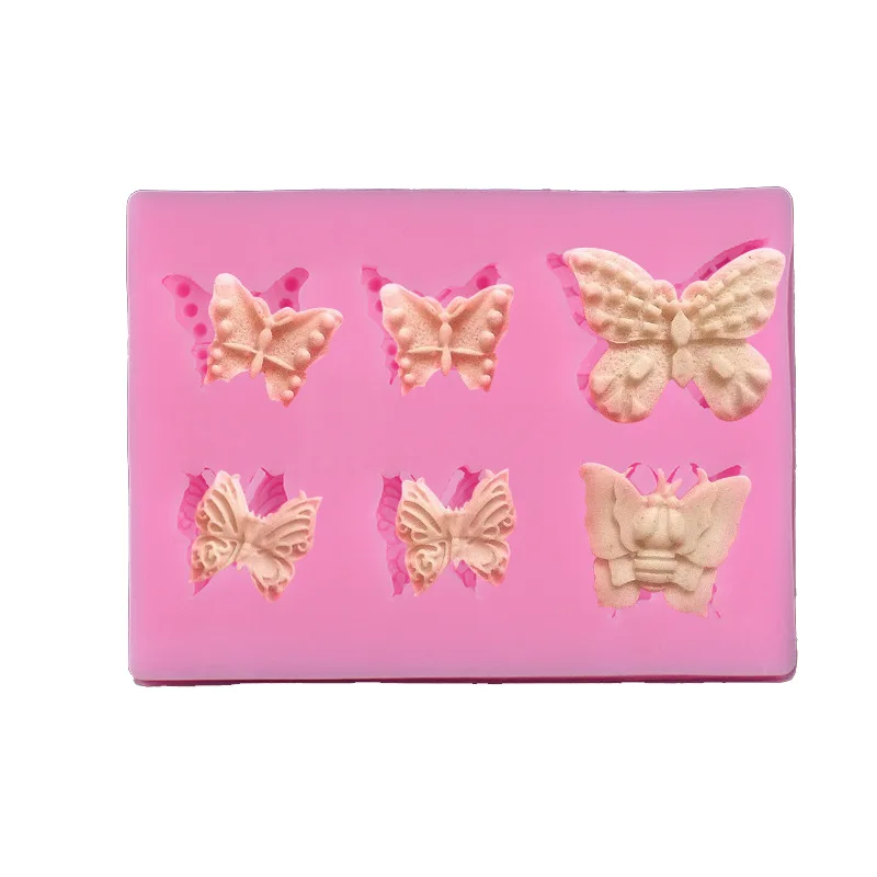

Silicone Butterfly Shapes Mold Cake Fondant Decorating Sugar Craft Mould Tools