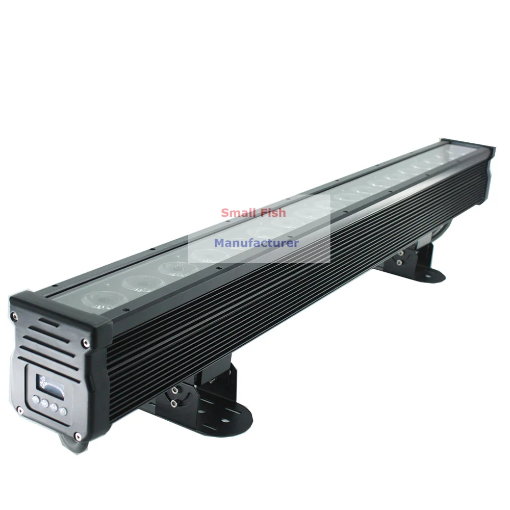 8 шт. в упаковке водонепроницаемые Настенные светильники 18X18W RGBWA UV 6IN1