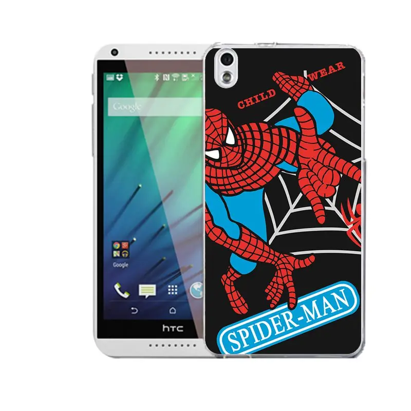 Qmswei ТПУ прозрачный чехол для телефона htc M8 Бэтмен лошадь Зебра &quotЧеловек-паук&quot
