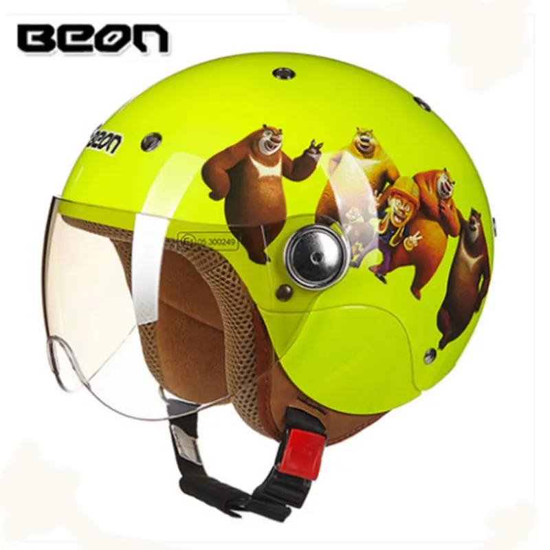 Детский мотоциклетный шлем Beon Защитное приспособление с простой застежкой