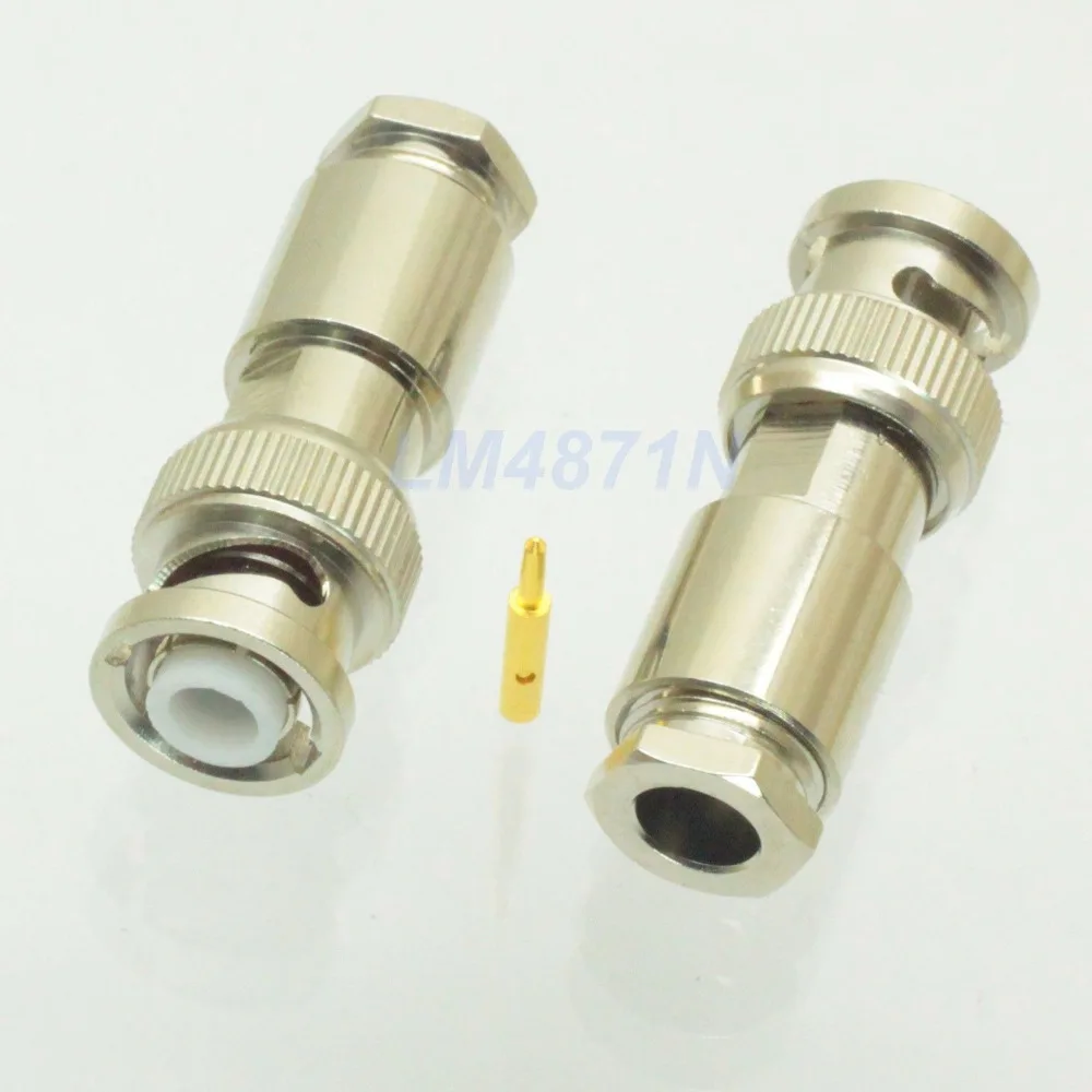 Штекер BNC высоковольтный разъем питания MHV 3000 V зажим RG58 RG142 LMR195 RG400 кабель|male power