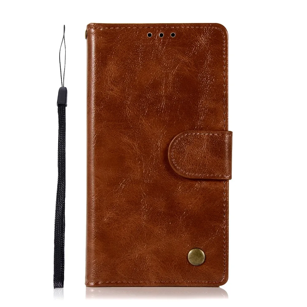 Для Alcatel Idol 4 кожаный чехол силиконовый Винтаж Стенд Флип Подлинная для телефона