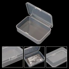 Прозрачная прямоугольная пластиковая коробка для хранения, квадратная многофункциональная демонстрационная коробка для хранения монет