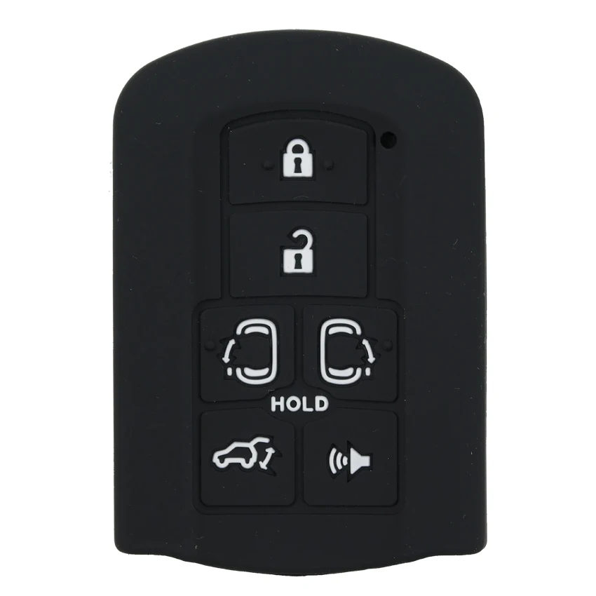 1 шт. силикагель чехол для автомобильного ключа Toyota Sienna se 2011 2012 2013 2014 6 кнопок пульт