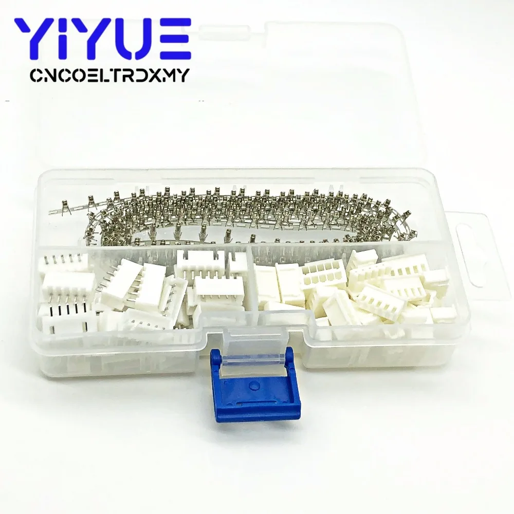 280 шт/40 комплектов XH2.54 5pin 2 54 мм Шаг клеммный комплект/корпус/штыревой разъем JST