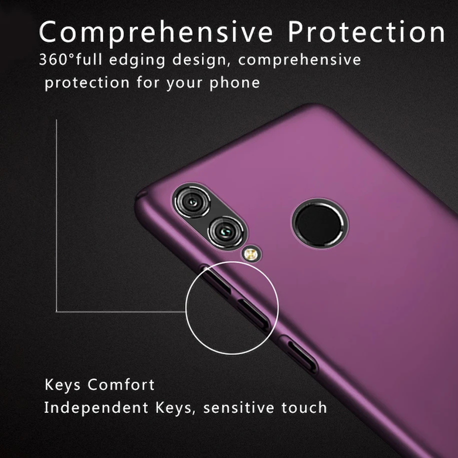 Жесткий чехол для Huawei Honor 8X роскошный пластиковый матовый чехол-накладка чехлы 8 X