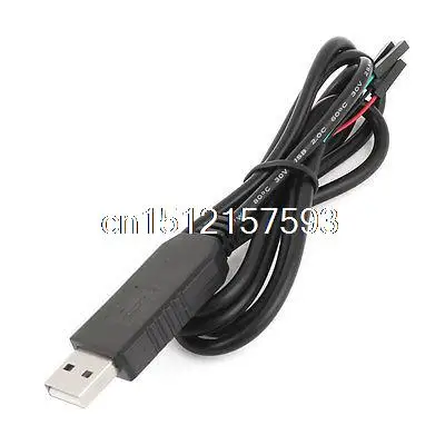 Кабель преобразователь PL2303HX загрузка COM USB A папа TTL 4 Pin мама 5 шт. 1 м|male male|male to malemale