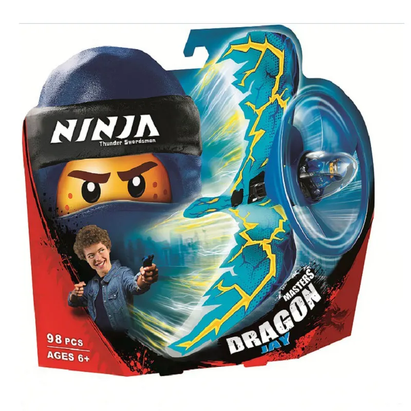Bela ninjogoes Jay дракон великий мастер строительный комплект совместимый с Legoings 70646