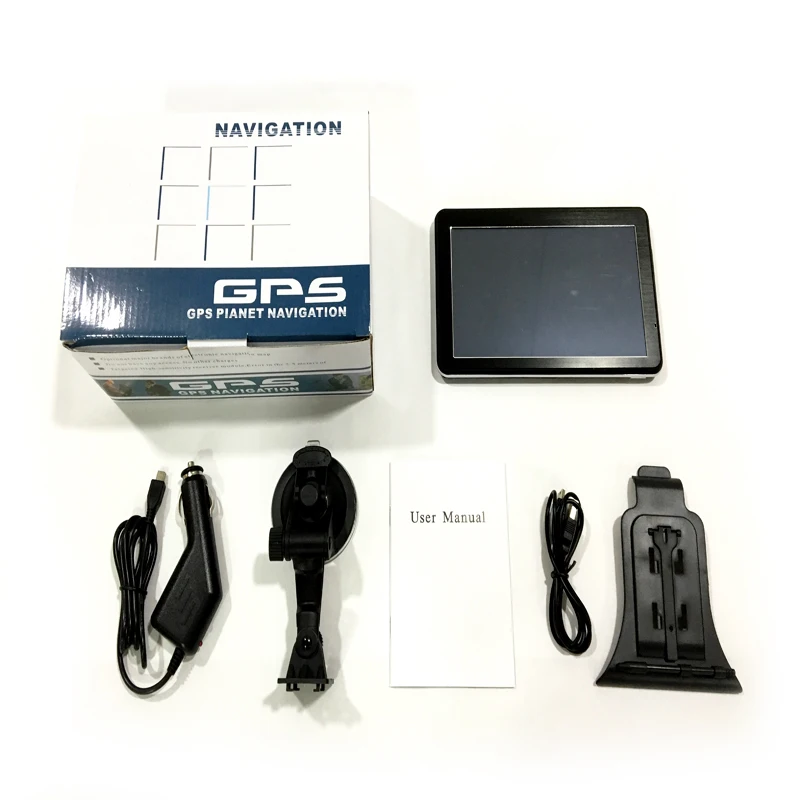 Автомобильный Gps универсальный навигации бесплатную карту сенсорный экран
