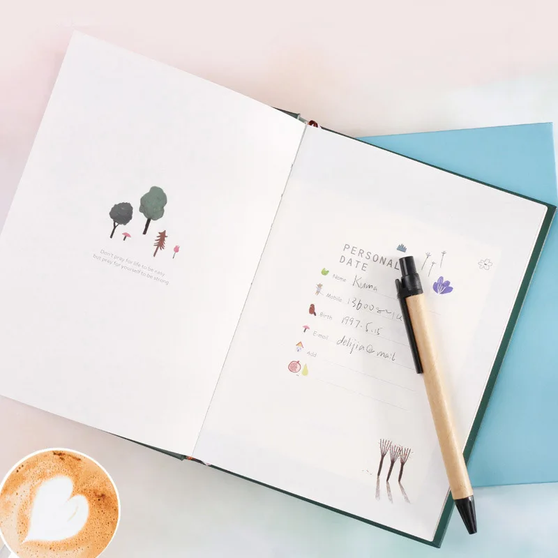Kawaii 365 дней записная книжка ежедневный ежемесячный недельный планировщик