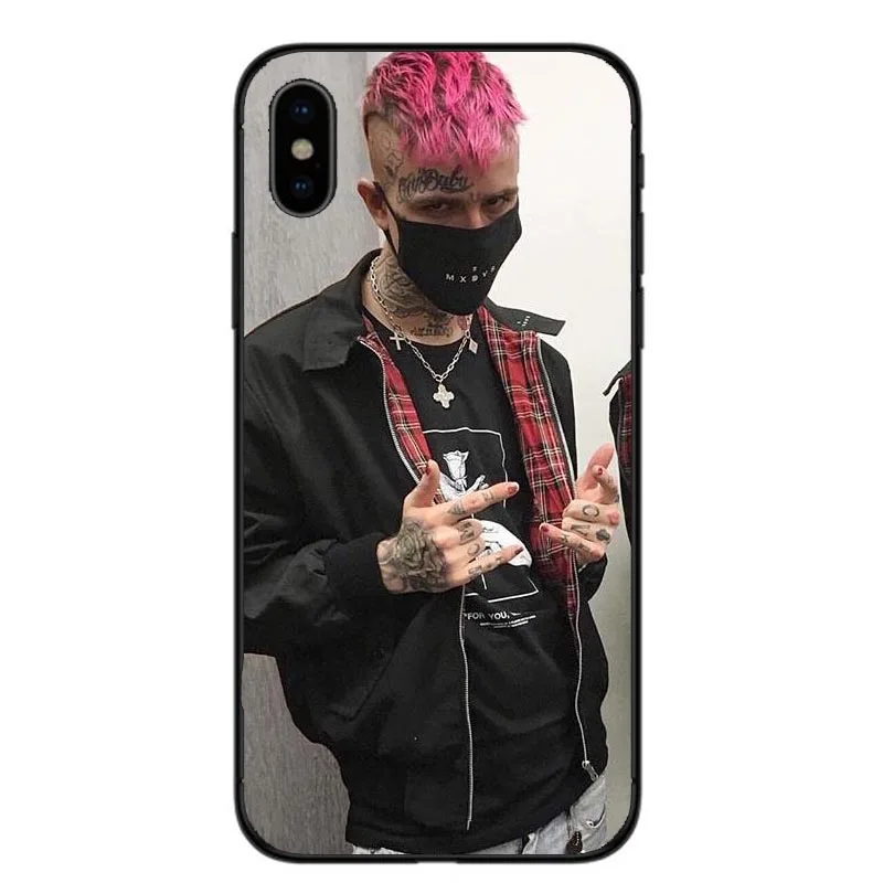 TPU POP рэпер Lil Peep высококачественные черные мягкие силиконовые чехлы для телефонов, чехол для iPhone 11 Pro MAX 5S SE 6 6splus 7 8Plus X XR XS MAX - Цвет: TPU
