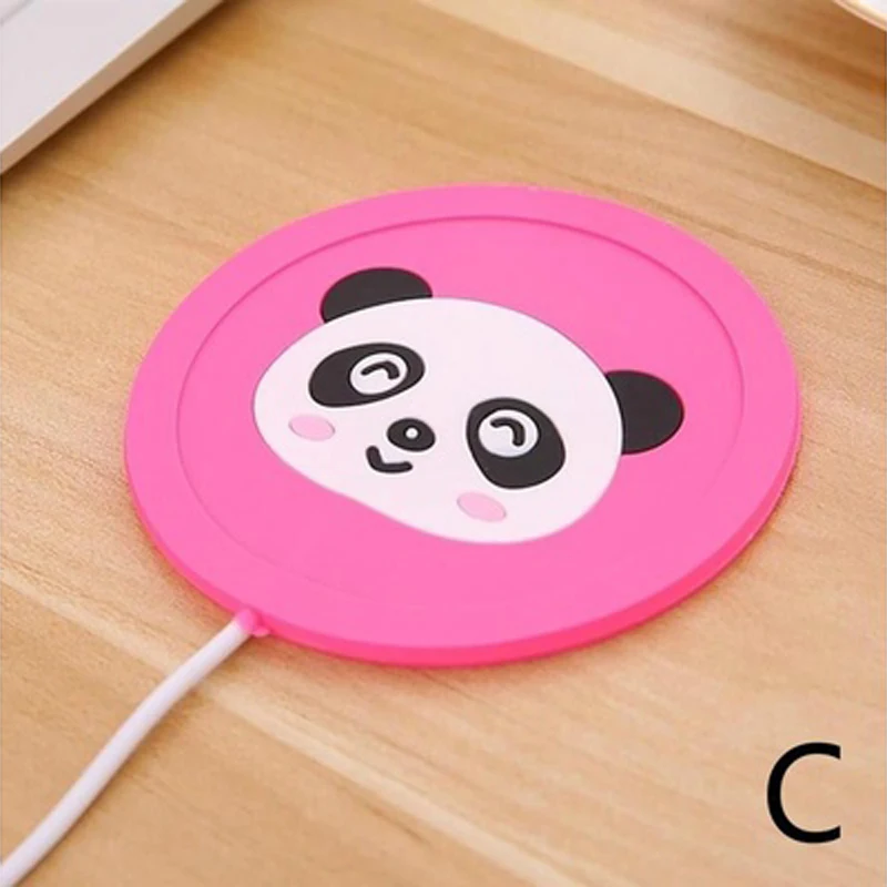 Мультяшный USB теплый коврик для чашек электрическая изоляция подставка кофе чая