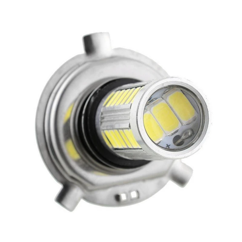 JX-LCLYL 1 шт. H4 5630 33LED 12V Высокая Яркость Противотуманные фары Дневные Фары Светильник головной светильник лампы белого цвета