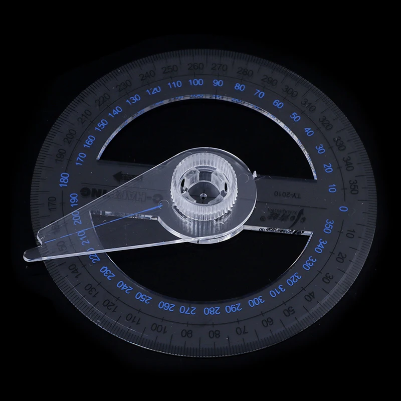 1 шт. круглая линейка Лоскутная 360 градусов указка транспортира угол искатель