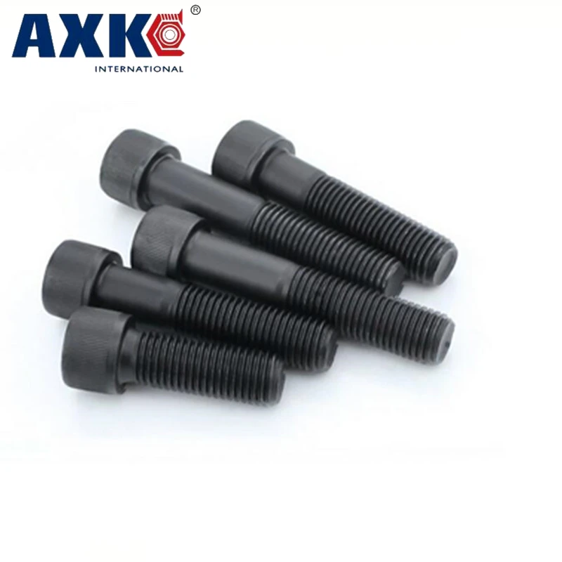 

AXK DIN912 M6 12.9 grade bolts high strength Carbon steel hex socket screws screws black twill cylindrical head bolts M6