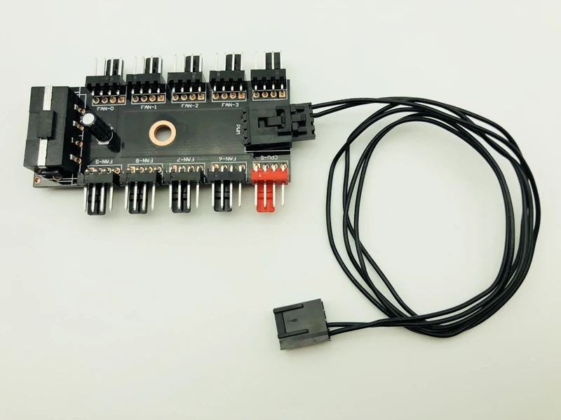 Новейший черный ПК 1 до 10 4Pin Molex кулер вентилятор охлаждения концентратор