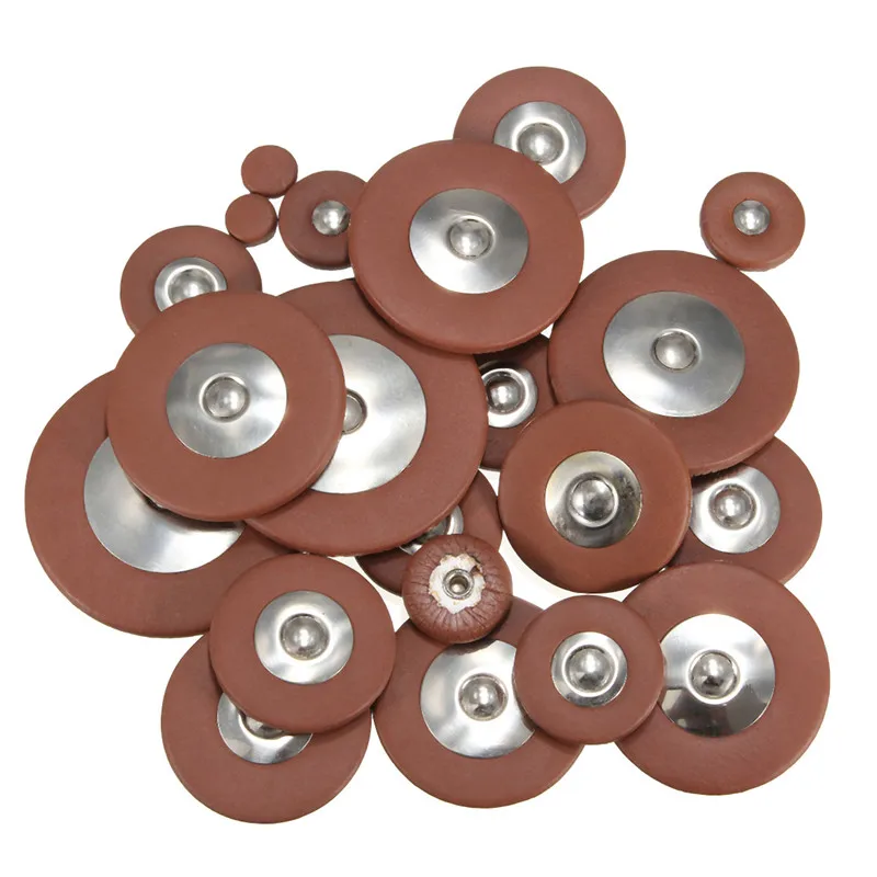 Зебра 25 шт./компл. коричневый Саксофон альт саксофон кожаными накладками Замена