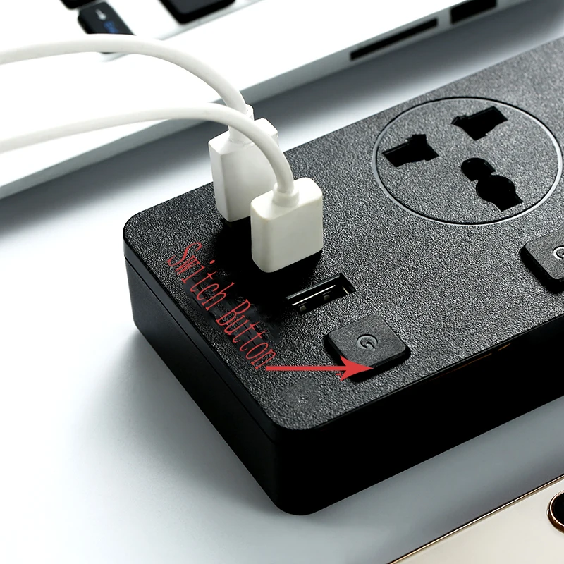 Розетка сетевая с 3 USB портами 2 м|Удлинители электрические| |