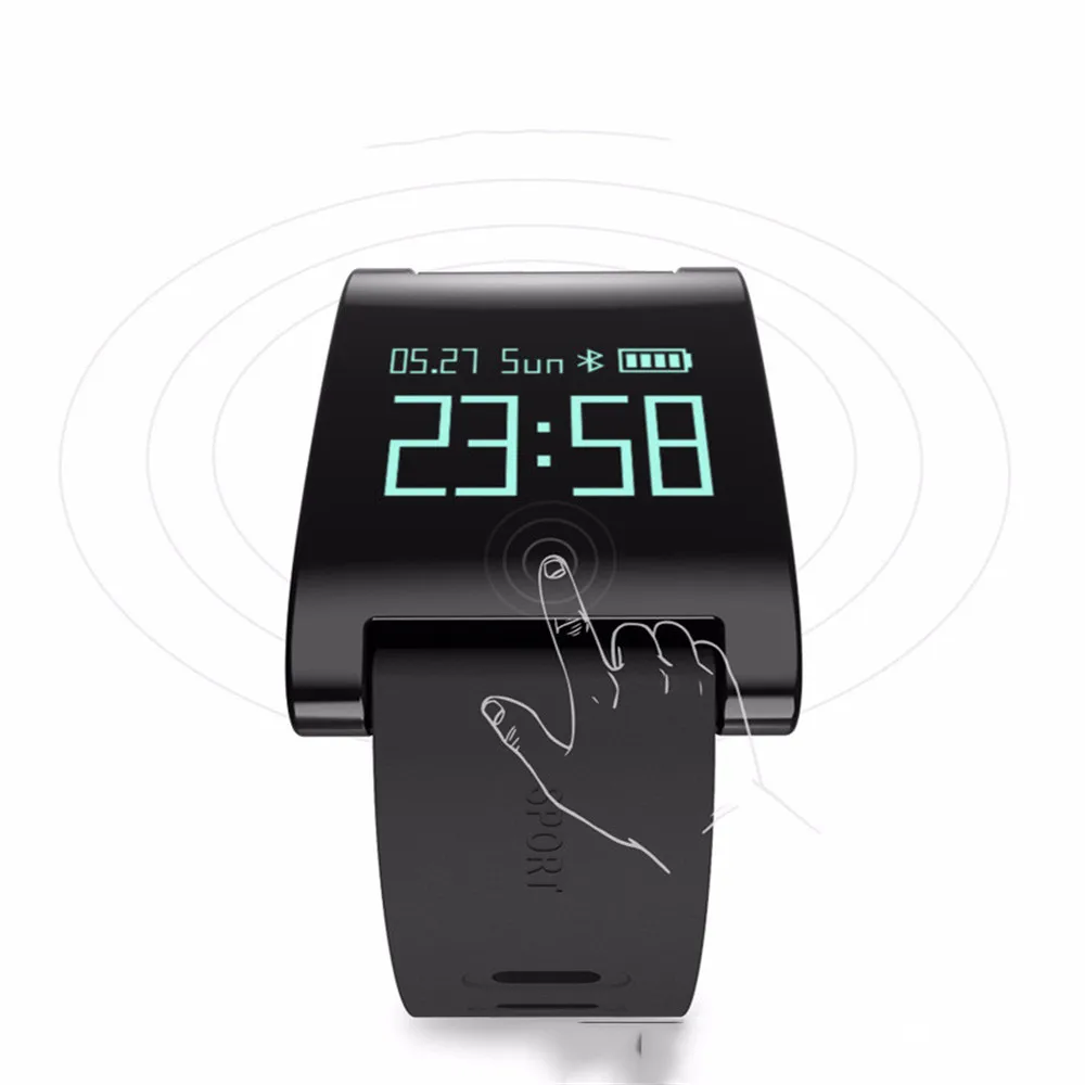 DM68 smart watch сердечный ритм измерять кровяное давление Bluetooth Спорт Шагомер