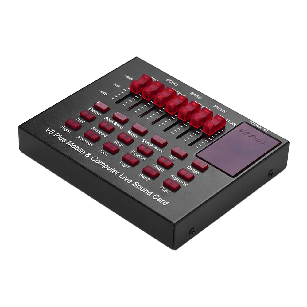 Многофункциональная перезаряжаемая Мобильная и компьютерная звуковая карта с USB
