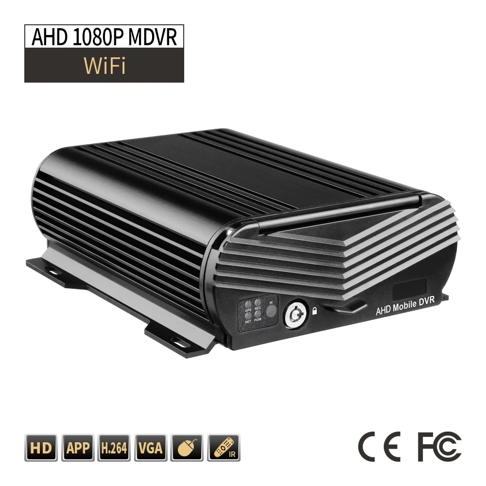 WiFi грузовик DVR безопасности 4CH HDD жесткий диск Мобильный Dvr 1080P AHD автомобильный