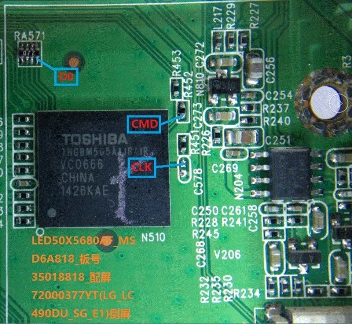 RT809H универсальный программатор для проверки автомобильного навигатора tv NAND, диагностический инструмент неисправности для ЖК-ТВ монитора без разборки