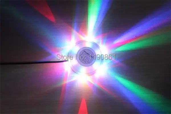 Современный светодиодный круглый праздничный мини-лазер 8 Вт 48 светодиодов 90-240 В