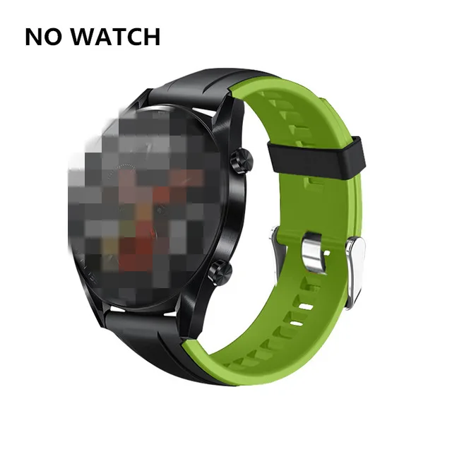 3 Двойной Цветной ремешок для huawei Watch GT Active/Elegan Band спортивный ремешок для Honor watch Волшебные умные часы браслет - Цвет: 3