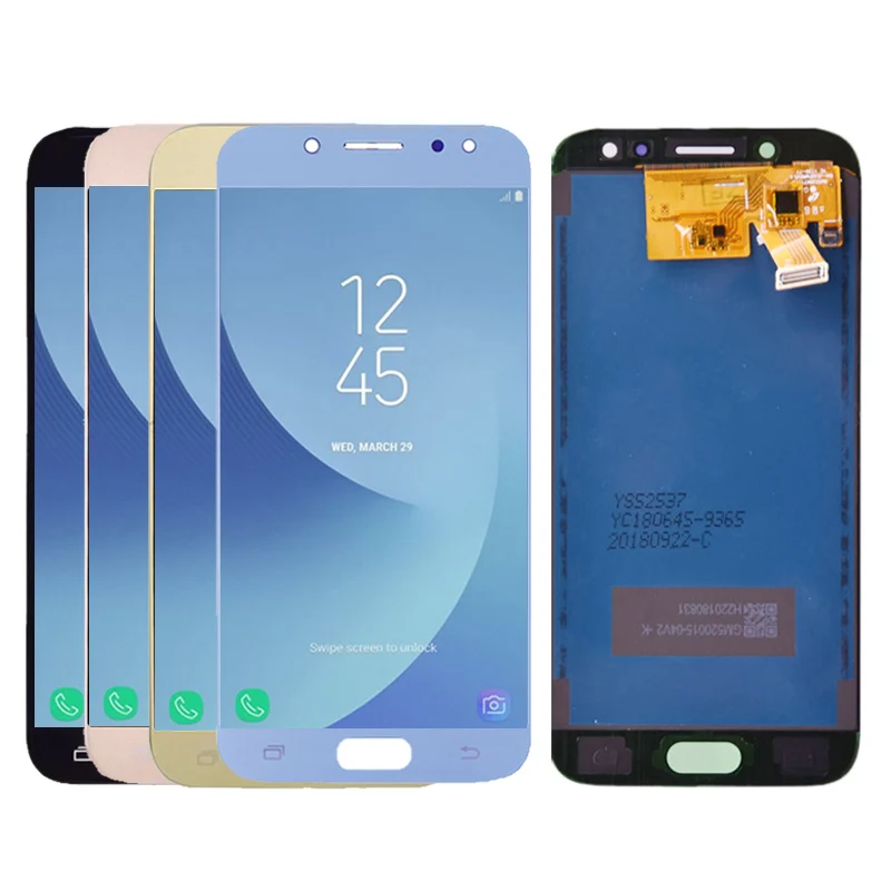 Регулируемая яркость для samsung J5 дисплей J530 J530F ЖК-дисплей с кодирующий преобразователь сенсорного экрана в сборе J530 J530f lcd