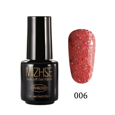 MGJ006 MIZHSE 7 мл Цвета Блеск лак для ногтей Полупостоянный УФ эмаль Гибридный лак для ногтей гель для базового покрытия лак для ногтей - Цвет: MGJ006
