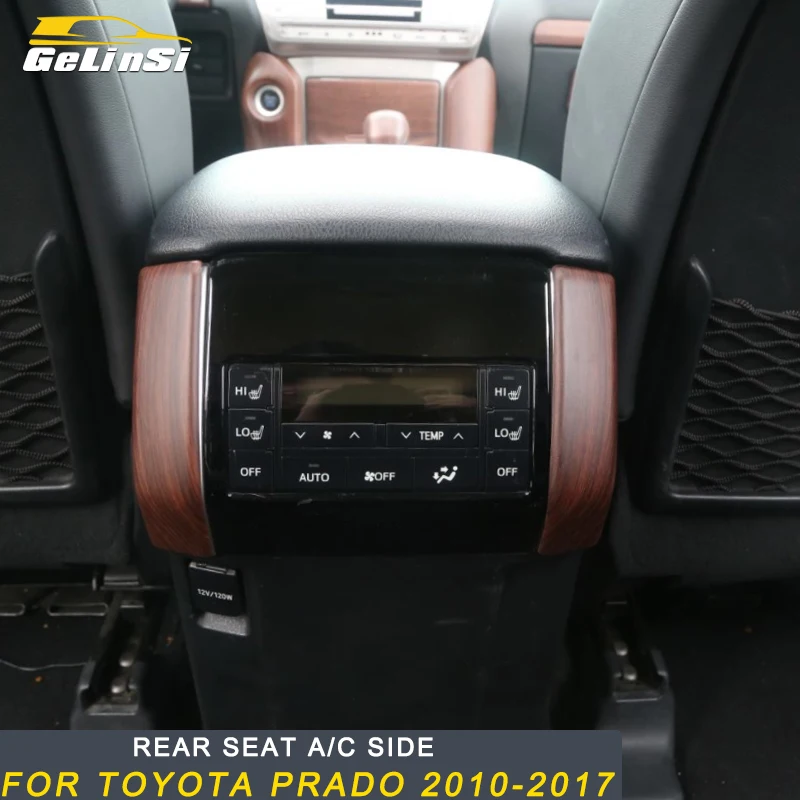 Gelinsi для Toyota Prado 2018 автомобильный Стайлинг заднего сиденья A/C боковая крышка