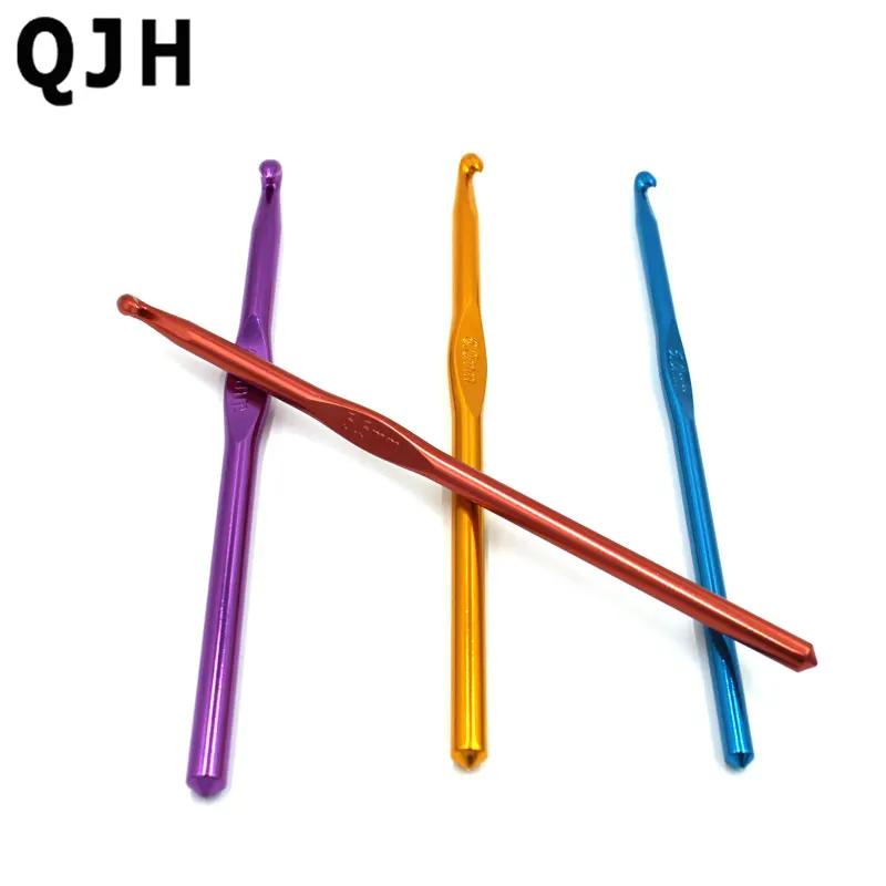 22 шт. разноцветный алюминиевый крючок спицы ручкой вязать комплект Ткань свитер