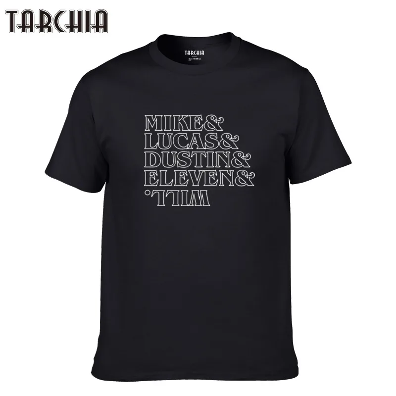 Футболка TARCHIA мужская с принтом повседневная брендовая футболка для мальчиков