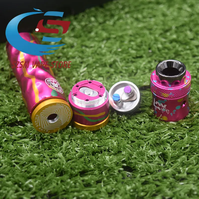 AvidLyfe Mod AV Twistgyre kit материал алюминий 24 мм механический мод 18650 батарея Vape vs Suicide queen
