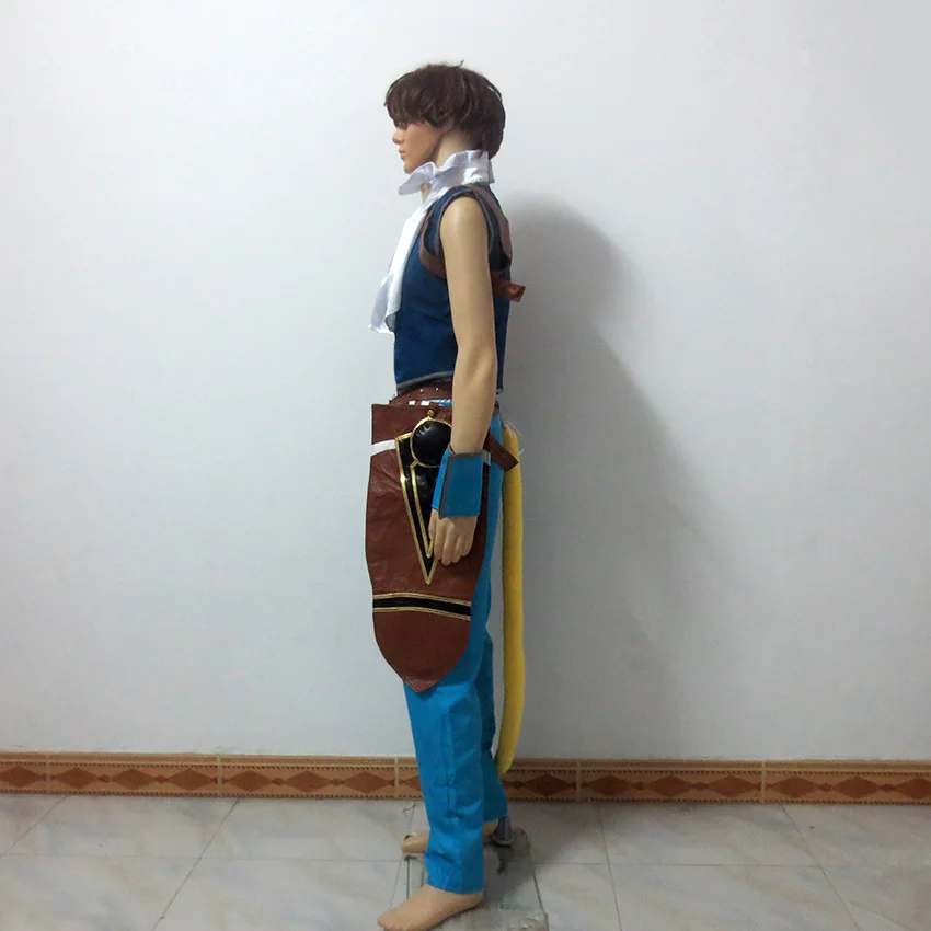 Фото Final Fantasy IX 9, Zidane, этническая рождественская вечеринка, униформа на Хэллоуин, костюм для косплея, любой размер на заказ №2