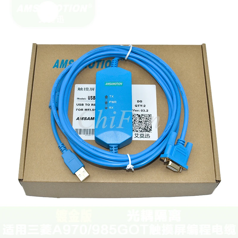 Подходит для программируемого кабеля сенсорного экрана A970/985GOT USB AC30R2 9SS + линия