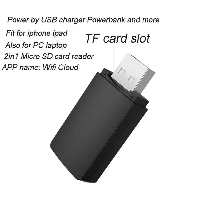 2в1 USB 2 0 TF Micro SD карта памяти ридер адаптер для iPhone iPad ПК ноутбука