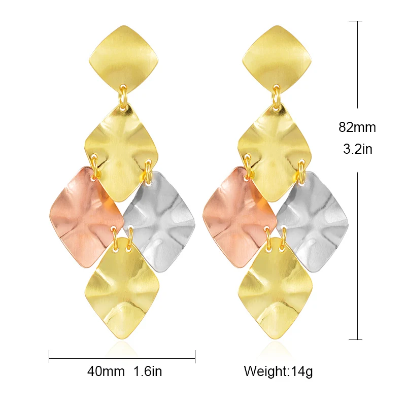 ZEA Dear Jewelry Long Drop Earrings For Women Dangle Hot Selling Big Wedding Gift Bohemia Findings | Украшения и аксессуары