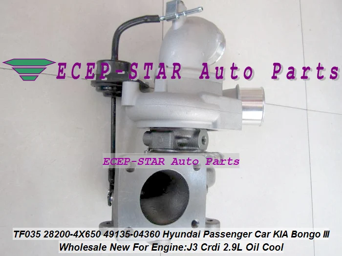 Турбо TF035HM 28200-4X650 282004X650 49135-04360 49135 04360 для Hyundai пассажирского автомобиля KIA Bongo III