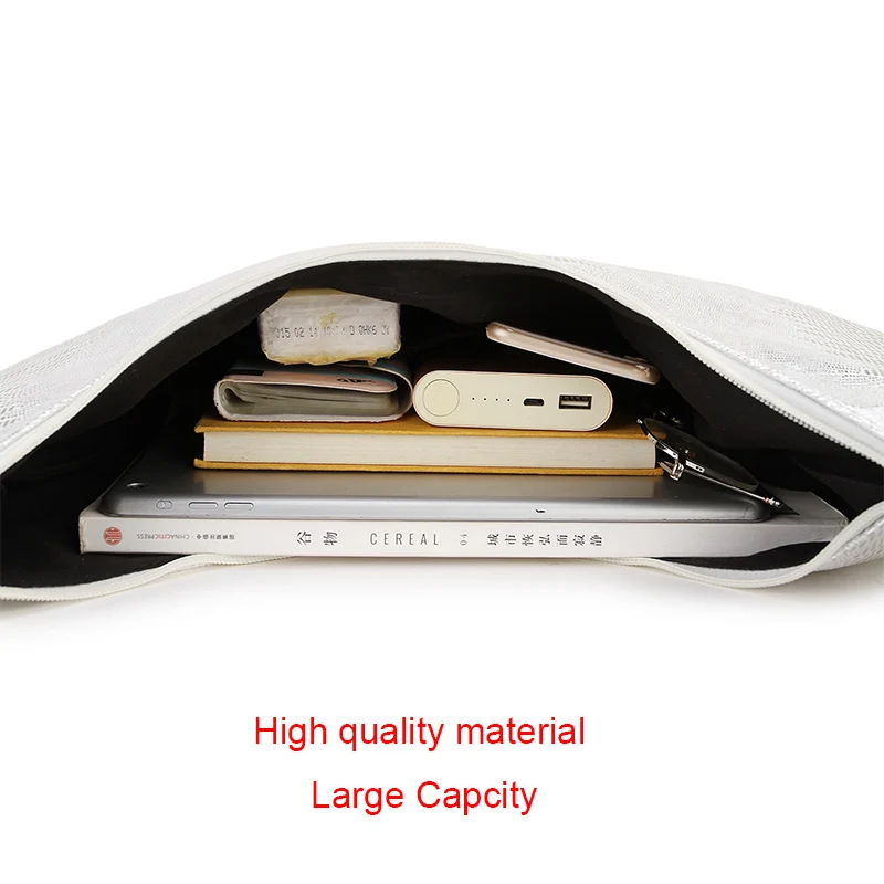 Новые модные женские сумки на плечо со змеиным узором серебристая золотистая