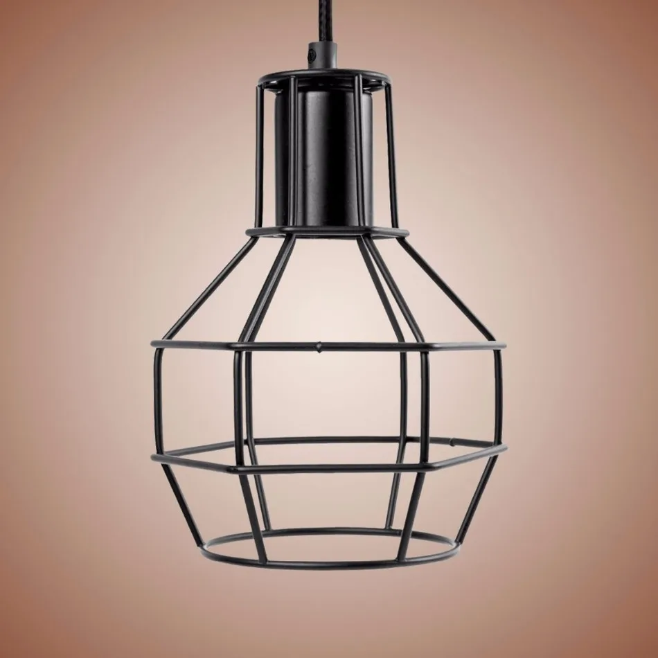 Винтажное комнатное освещение ретро промышленный окрашенный подвесной абажур в