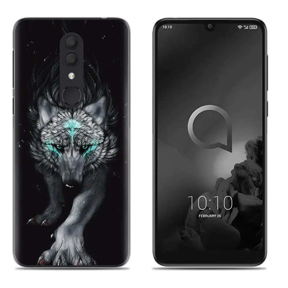 17 Ударопрочная задняя крышка для телефона Alcatel 3()/5053 классный модный дизайн мягкий чехол цветной окрашенный ТПУ силиконовый чехол - Цвет: 17