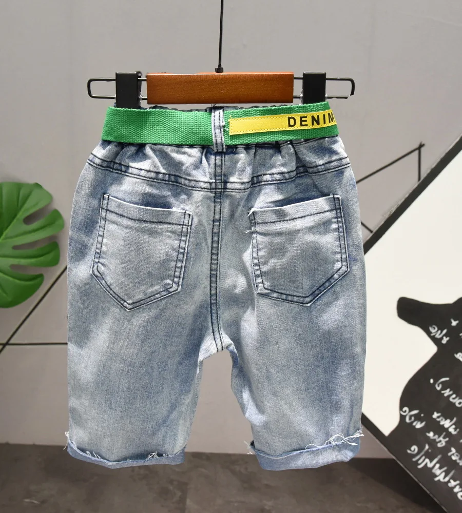 

Baby Boy Clothing Set New Style Infant Clothes Baby Clothing Cotton Short sleeved T-shirt + denim shorts pants 2pcs Boy Clothes