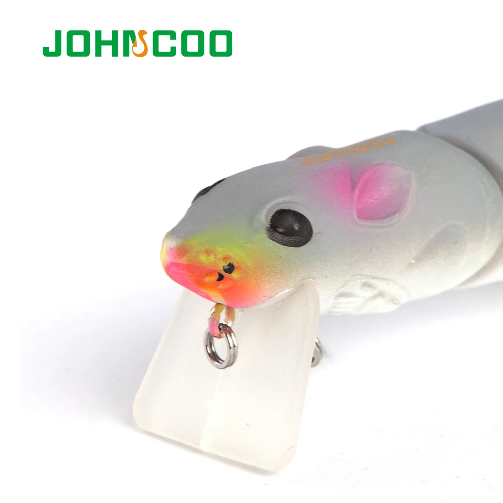 JOHNCOO 2 сегментов искуственные рыболовные приманки для рыбалки Пластик Мышь
