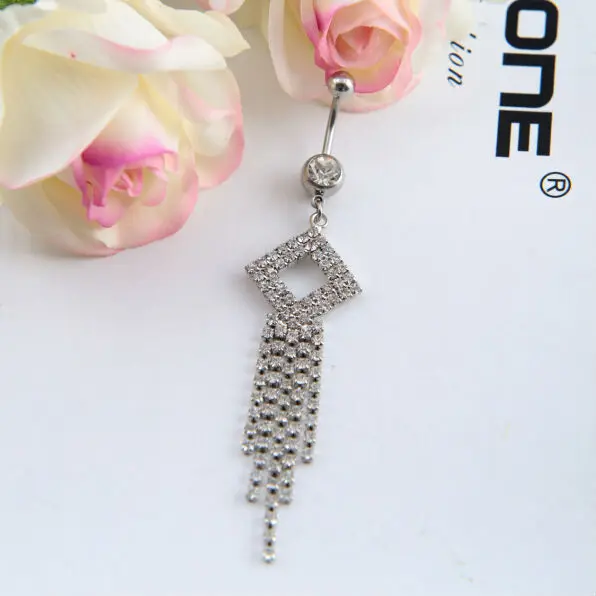5pcs/lot High Quality Belly Button Rings Wholesale 2015 Top New Design Tassel Stainless Steel Navel Piercing Jewelry | Украшения и