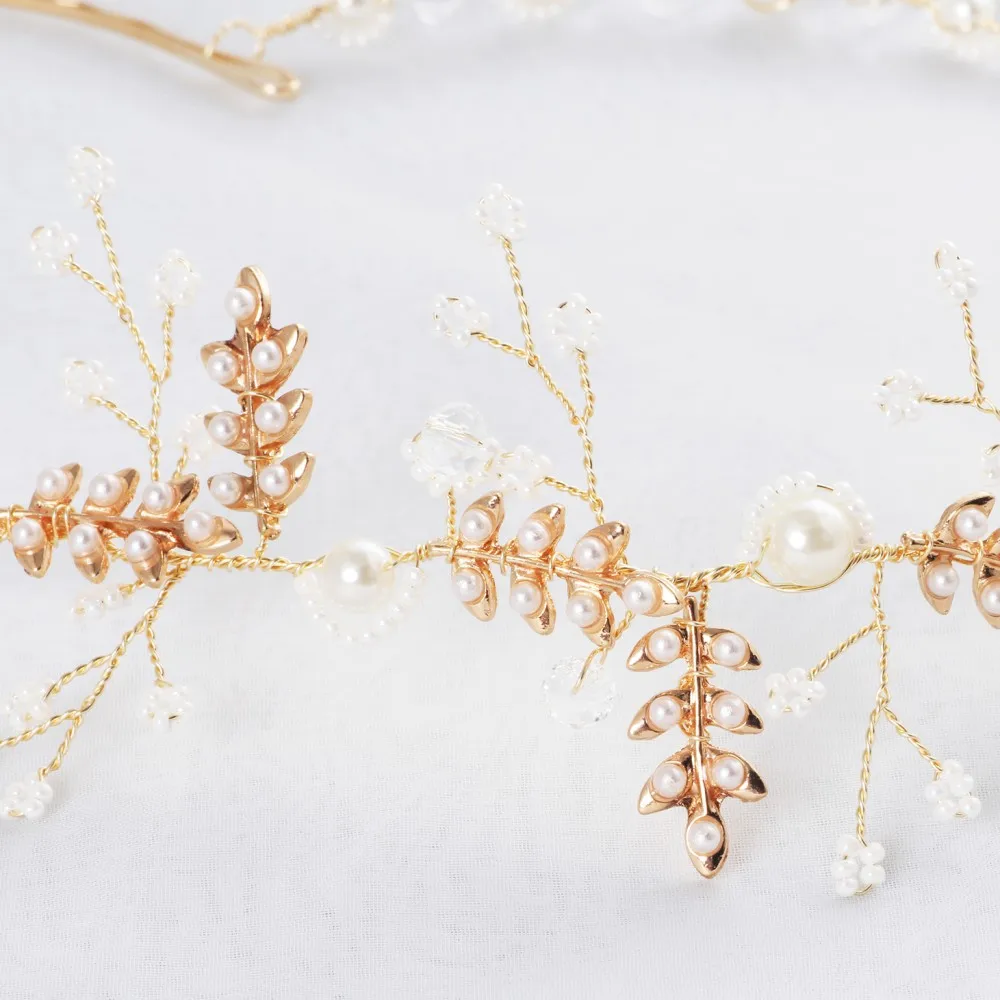 2019 Новая мода барокко Роскошный Кристалл AB Свадебная Корона тиары светло золотой